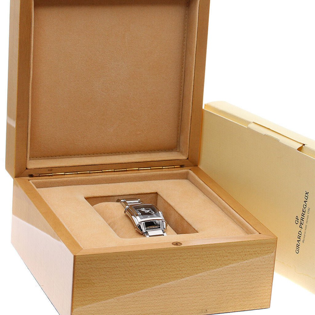 Girard Perregaux Vintage 2590 Black Dial Hand Winding Ladies Watch871956